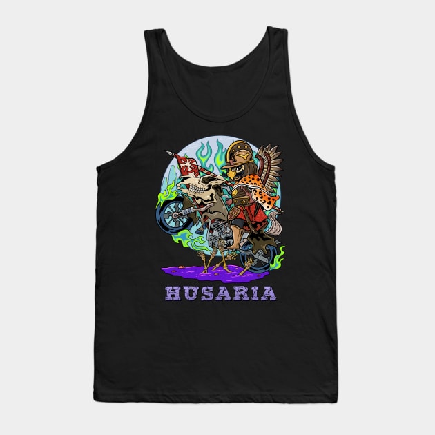 Steel Guardians: Polish Winged Hussars in Metal Tank Top by Holymayo Tee